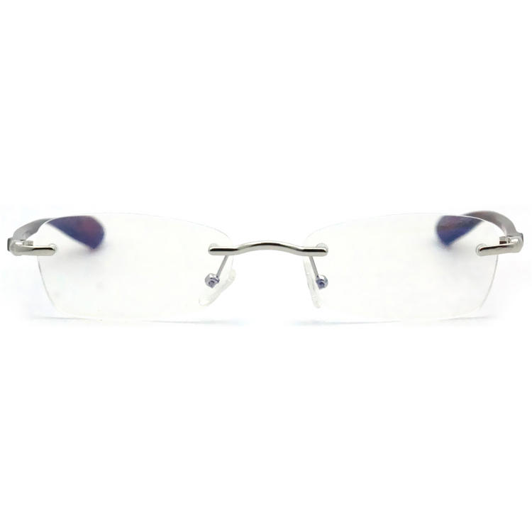 Dachuan Optical DRM368009 China Supplier Rimless Metal Reading Glasses With Metal Hinge (5)